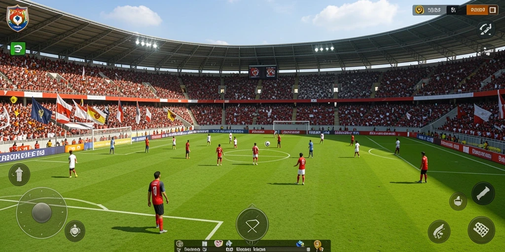 rt99 - Screenshot menunjukkan lingkungan permainan yang indah dan detail.